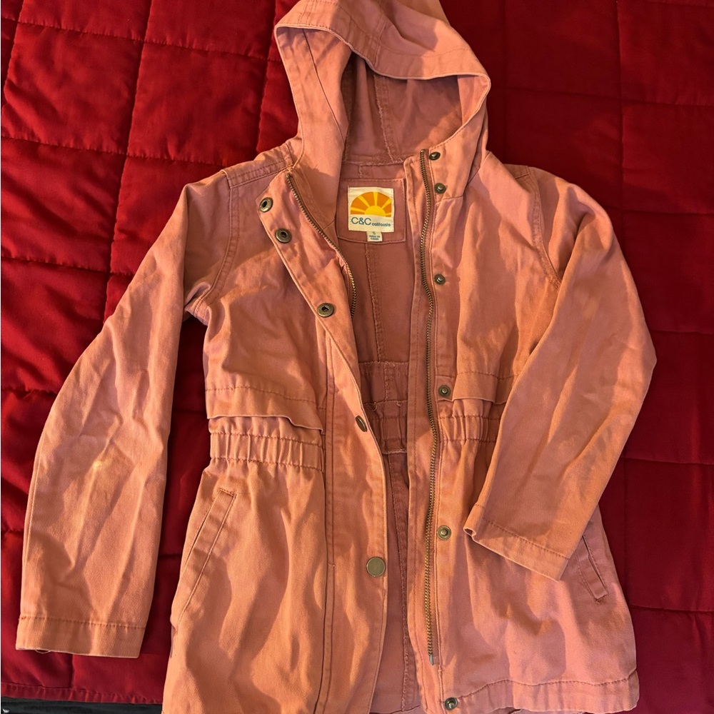 Pink Hooded Jacket